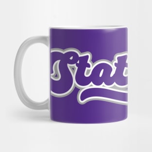 Retro State Script // Kansas Purple Proud Mug